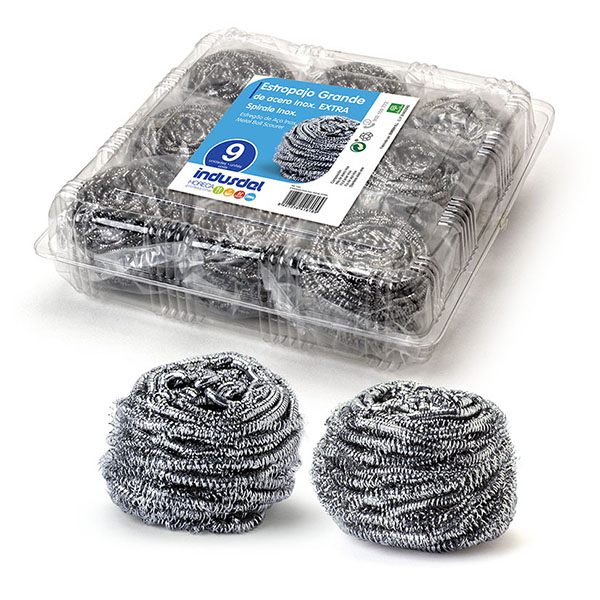 Ref. 1120 - 9 Estropajos acero inoxidable extra (60g)